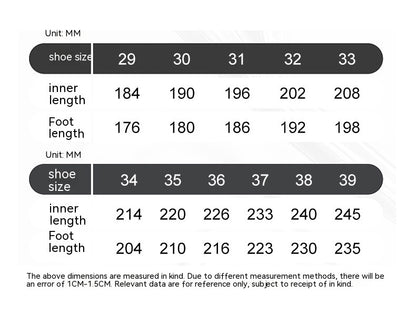 Boy Shoes Winter Thin Cotton Velvet Warm Rotating Buckle