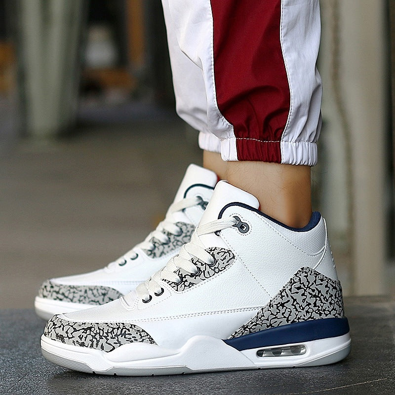 Air cushion shock absorption basketball shoes