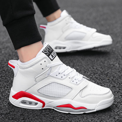 Air cushion basketball shoes outdoor high-top men's shoes