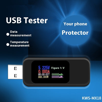 Charger MX18 USB Tester Color Screen Usb Tester