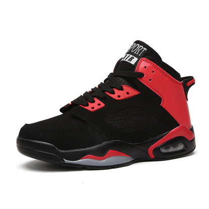 Air cushion basketball shoes outdoor high-top men's shoes