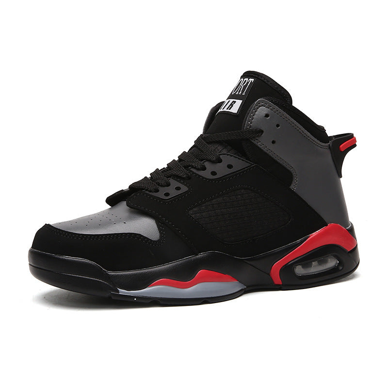 Air cushion basketball shoes outdoor high-top men's shoes