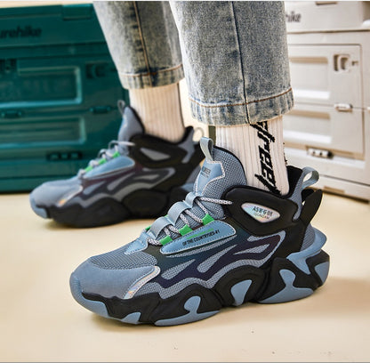 Casual High-top Large Size Reflective Wear-resistant Sneakers